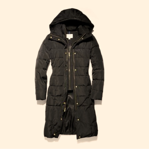 Cole Haan Womens Signature Black Down‎ & Feather Fill Coat small NWT - Picture 1 of 6
